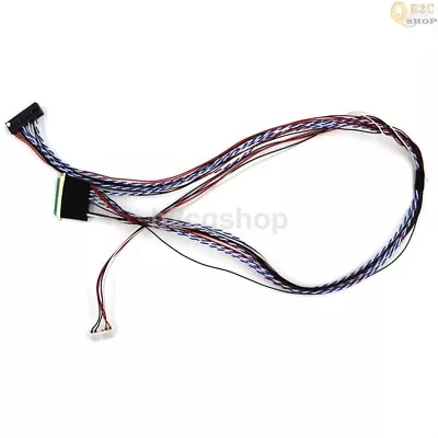 LVDS CABLE I-PEX 20453 40P 1ch 6bit 500mm For 1366x768 LCD Screen Display Screen • $11.50