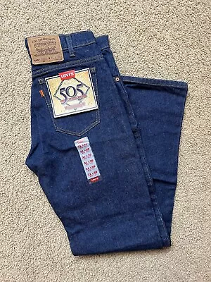 Vintage Levis 505 Straight Jeans 1990s Deadstock Mens Size 31x30 BRAND NEW • $85