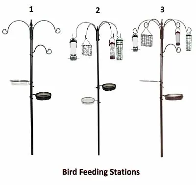 £19.99 • Buy Wild Feed Birds Deluxe Traditional Bird Feeding Station With Feeders Premium 