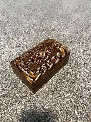 Mosaic Jewelry Box  - 3  X 6  X 1 & 1/2  - Light Brown • $29.99