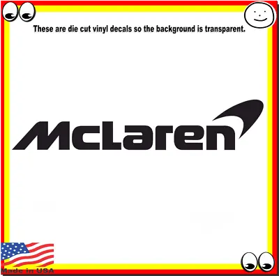 McLaren Racing F1 Grand Prix Vinyl Cut Decal Sticker Logo 7  Wide • $4.99