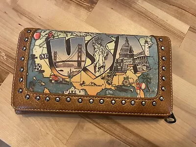 Montana West Wallet. EUC Leather. USA 🇺🇸 • $19