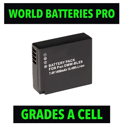 1400mAh Battery For Panasonic DMW-BLE9E DMW-BLG10Lumix DC-ZS200/TZ200 TZ220 • $16.86