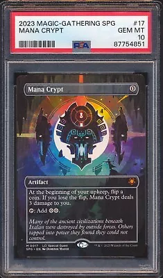 2023 Mtg Magic The Gathering Mana Crypt #17 Special Guests Psa 10! • $499.99