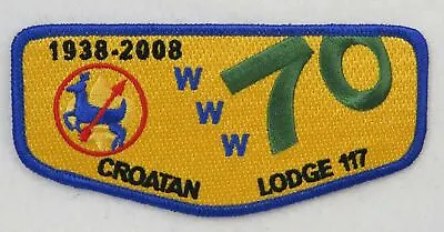 OA Lodge 117 Crotan S68 Flap 70th Anniversary • $6.95