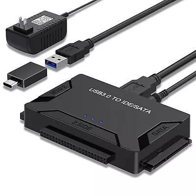 USB 3.0 To 2.5''/3.5  IDE SATA Hard Drive External Adapter Cable Kit  Converter • $29.59