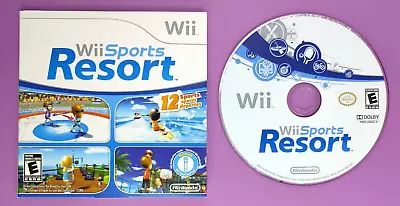 Wii Sports Resort (Nintendo Wii 2009) *No Manual* Tested & Cleaned! • $29.99