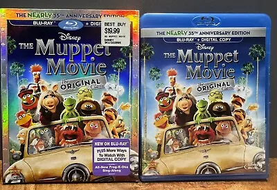 EUC! Disney The Nearly 35 Anniversary Muppet Movie (Blu-ray W/Slipcover ~ Tested • $9.99