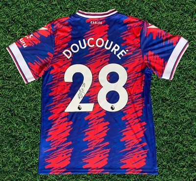 £99.99 • Buy Cheick Doucoure Genuine Signed Crystal Palace Shirt 22/23 Football Autograph
