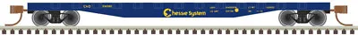 N Scale Atlas 50005571  Chessie System  50' Flat Car W/stakes Rd#216605 • $15.50