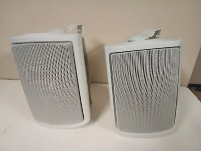 Stereo Patio Speakers (a Pair) W/Mounting Brackets • $25