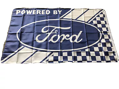 Ford Powered By Ford Flag Banner 3x5 Ft Flag Garage Car Show Wall Gift New! • $12.99