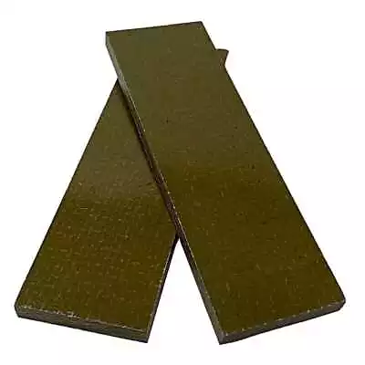 Burlap Micarta- GREEN- Scales • $4.80