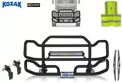 EX-Guard Black Grille Deer Moose Brush Bumper Guard For Mack CH Set-Back 2004+ • $2199.99