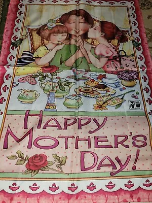 Mary Engelbreit Happy Mother's Day Garden House Flag Large 28 X 40 • $21.99