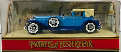 MATCHBOX Models Of Yesteryear - Y-3 1930 Duesenberg Model J - 1:43 Scale • $10.95