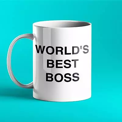 Funny Mug World's Best Boss The Office Michael Scott • $26.99