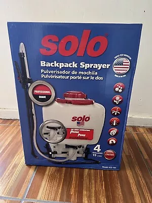 Solo Inc 425-101 High Pressure Chemical Backpack Applicator- 4 Gal. • $79.99