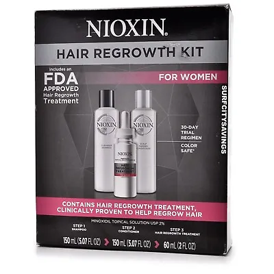 Nioxin Hair Regrowth Kit For Women Shampoo Conditioner Treatment EXP 08/24 • $23.50