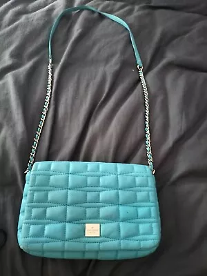 KATE SPADE NY Blue Leather Cross Body/Shoulder Bag / Handbag With Dustbag • $40