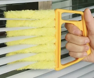 7 Brush Venetian Blind Cleaner Washable Easy Cleaning Tool Duster Microfibre  • £2.39