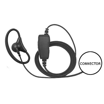 1-Wire D-Ring Adjustable Earpiece Mic For Motorola EX GL GP PRO Series Radios • $53.99