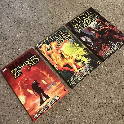 Marvel Zombies The Complete Collection Vol. 1  Vol. 2  & Vol. 3 Bundle • $220