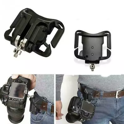 Waist Belt Buckle Clip Camera DSLR QR Clip Loading Fast Holster Hanger Holder • £5.75