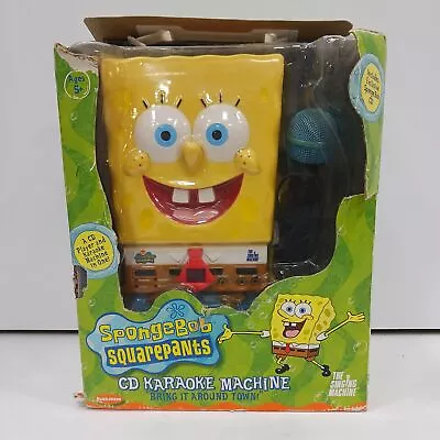 The Singing Machine Spongebob Squarepants CD Karaoke Machine • $10.50