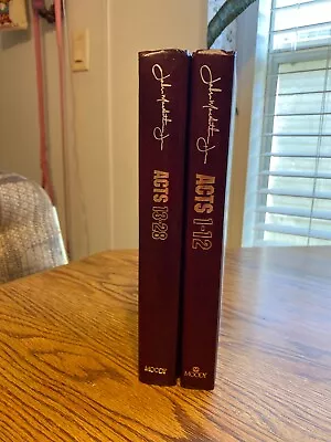 The Book Of Acts New Testament Bible Commentary By John MacArthur - 2 Vol. - VG+ • $25