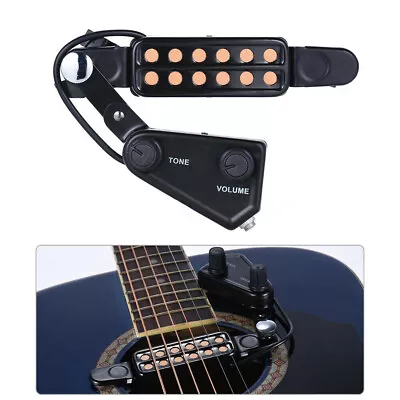 Guitar Parts Amplifier Pickup Acoustic Guitar Soundhole Pickup Sound Pickup • $23.97