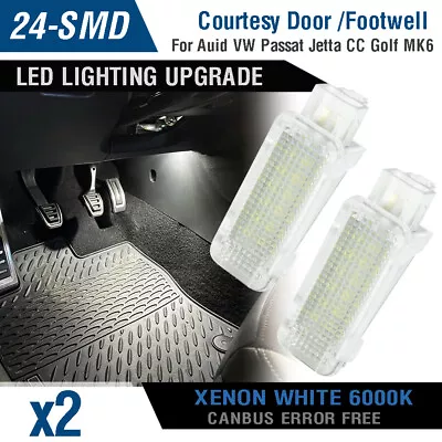 $9.03 • Buy For Audi A3 A4 S4 VW Golf T5 LED Luggage Trunk Boot Door Courtesy Footwell Light