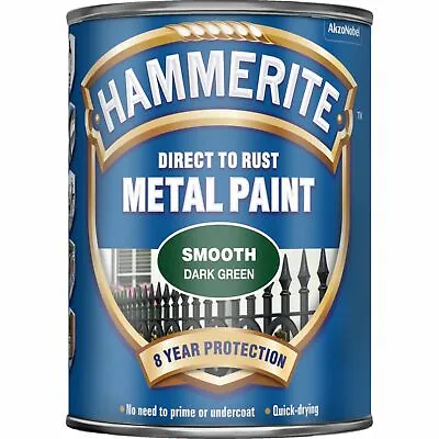 Hammerite - Smooth Direct To Rust Metal Paint - All Colours - All Sizes • £15.49