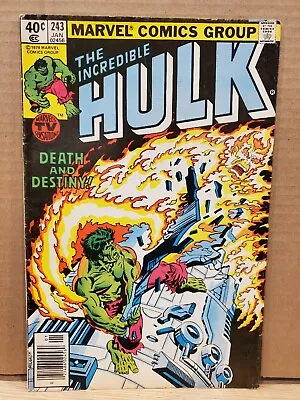 The Incredible Hulk 243 Marvel Comics 1979 Bronze Age • $2.50