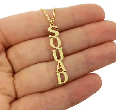 Personalized Vertical Name Necklace Custom Jewelry Women Men Chain Pendant Gift • $17.89