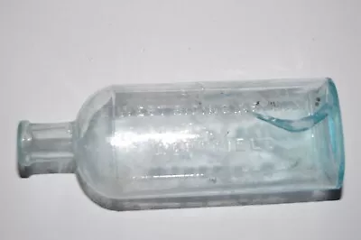 £2.99 • Buy WEST RIDING ASYLUM WAKEFIELD C1900 Medicine Bottle Lunatic Mental Hospital