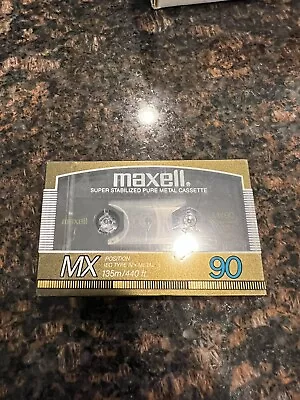 Maxell MX 90 Cassette Tape New Sealed IEC Type IV Metal Made In Japan • $29.95