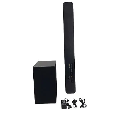 LG System Meridian Soundbar SL8YG With Subwoofer SPN8-W - Black #U5418 • $154.98