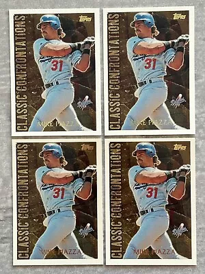 Lot Of (4) 1996 Topps MIKE PIAZZA Classic Confrontations Baseball Cards #CC10 • $3.99