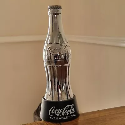 Coca Cola Bar Mounted Metal Bottle Opener Pub Home Memorabilia Silver And Black. • £19.95