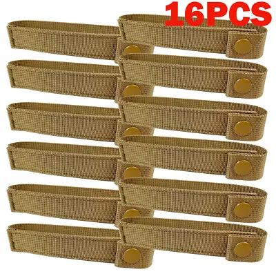 16Pcs 6  MOD MOLLE PALS Modular Web Gear Replacement Tie Straps Brown • $26.95