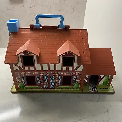 Vintage Fisher Price Little People Tudor Play House #952 HOUSE ONLY 1980 • $43.30