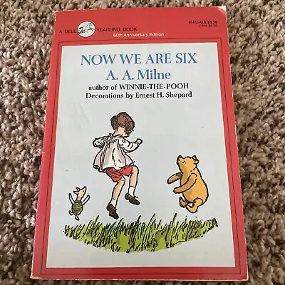 $2.50 • Buy Now We Are Six A A Milne Author Paperback Book Winnie The Pooh Vintage 1970