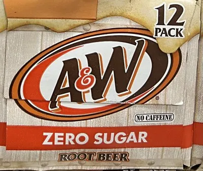 A&W Zero Sugar Root Beer 12 Pack • $28.45