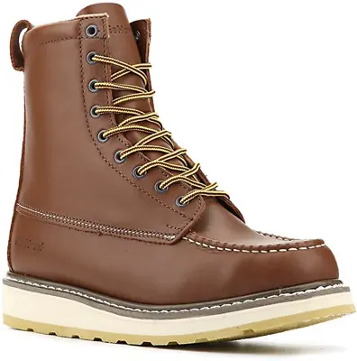 DieHard Men's SureTrack  8  Leather Soft Toe Brown Work Boot 86994 • $89.99