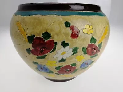  Ceramic J. Massier Vallauris Antique Cache Pot Diameter 23 Cm Height 19 Cm • $133.38