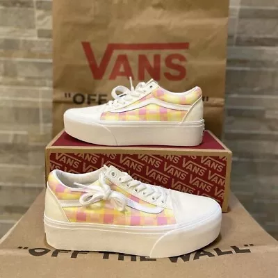 Size 8 - VANS Old Skool Stackform Pastel Picnic • $15.99