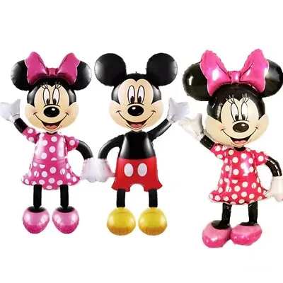 Giant Mickey Minnie Mouse Foil Balloons Birthday Party 110cm Decor Uk • £4.49