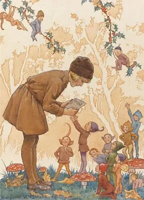 Christmas List Elves : Margaret Tarrant : 1927 : Archival Quality Art Print • $59