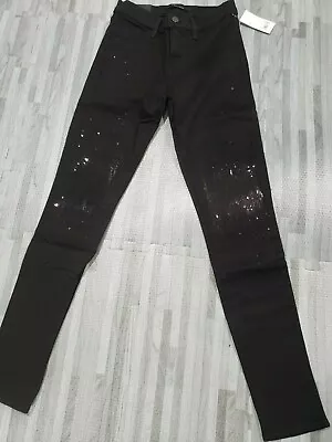 J Brand J000371 Mid-Rise Super Skinny In Drizzle / Photo Ready SIZE 28 • $56.95